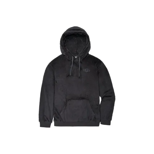 UGG Giles UGGfluff Hoodie Sweatshirt Men's Black