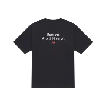 New Balance Runners T Shirt Unisex Black