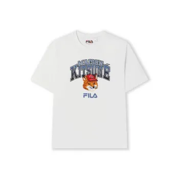 FILA x Maison Kitsune Little Fox T Shirt Unisex Cloud White