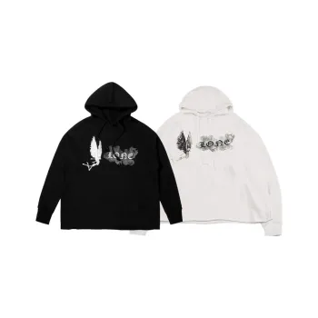 VLONE Sweatshirts Unisex 2 Pack Black+White