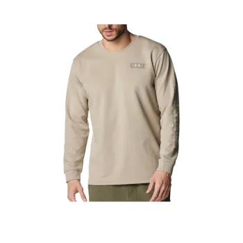 Under Armour UA Heavyweight Amplify T Shirt Men's City Khaki