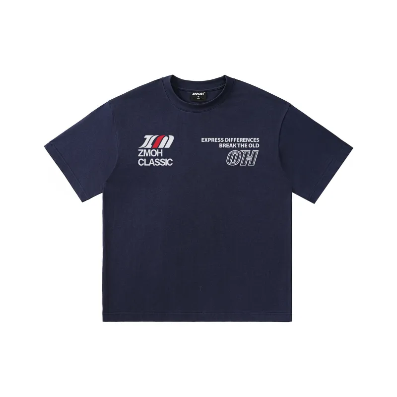 ZMOH Short Sleeved T Shirt Unisex Couple's-7