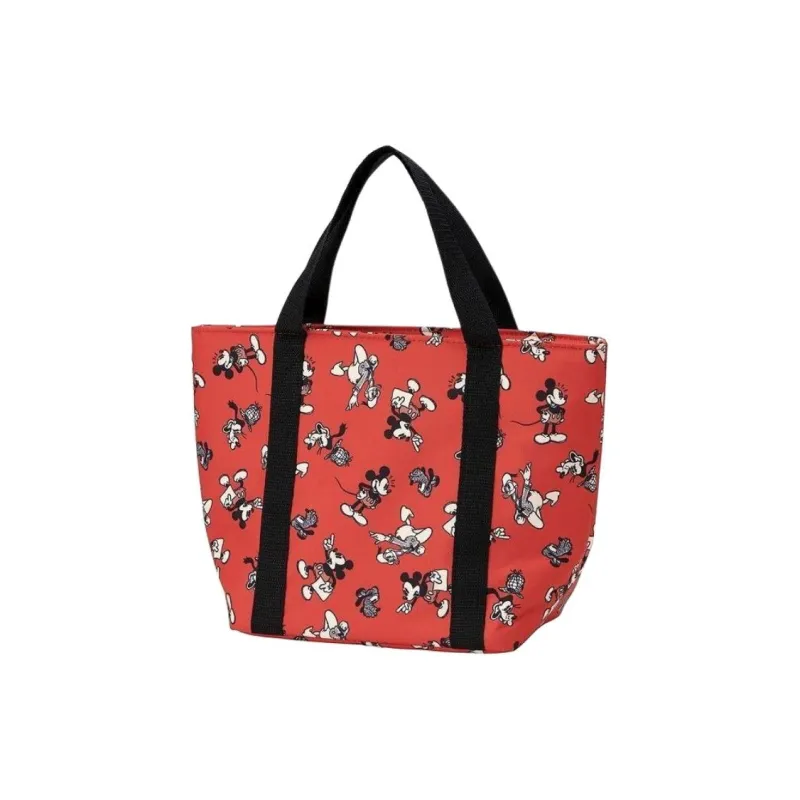 Disney Polyester Tote Bag Shopping Bag Handbag Unisex Red-1