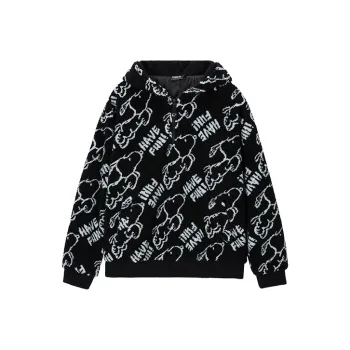 Snoopy X FUN Sweatshirts Men Black
