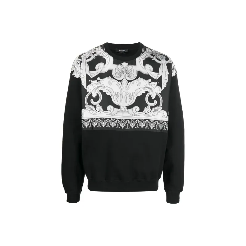 VERSACE Sweatshirts Men Black-0