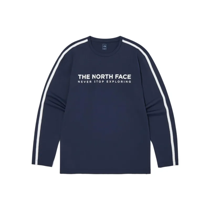 THE NORTH FACE ICE VIBE L/S R/TEE T Shirt Men's Marine-0