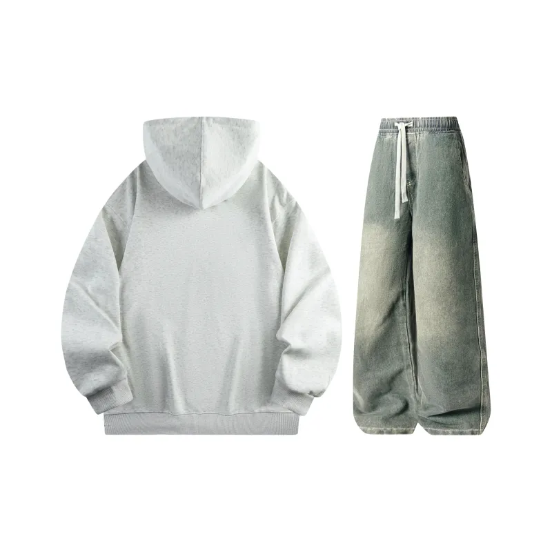 A.X.S.K Sweatshirt Sets Unisex-25