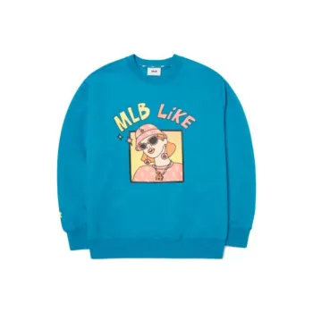 MLB Sweatshirts Unisex Lake Blue