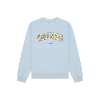 SPORTY & RICH Wellness Crew-neck Cotton Sweatshirt