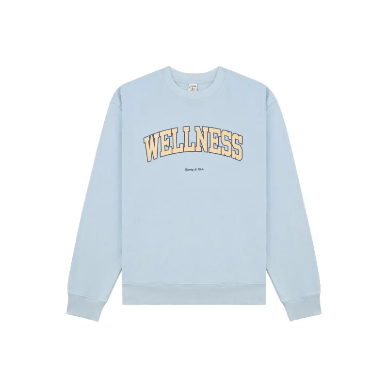 SPORTY & RICH Wellness Crew-neck Cotton Sweatshirt-0