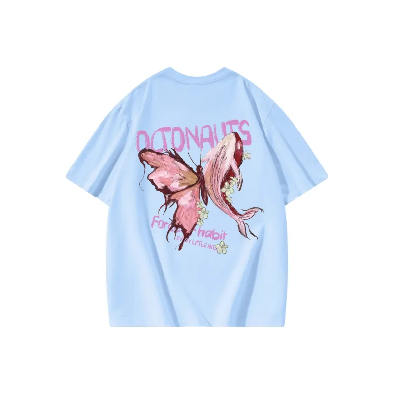 Small Columns Under The Sea T Shirt Unisex White-18