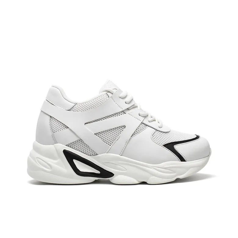 He Jinchang Abrasion Resistant Low Top Casual Shoes Women's White-1