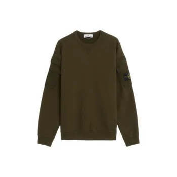 STONE ISLAND Compass patch Crew neck Sweatshirt