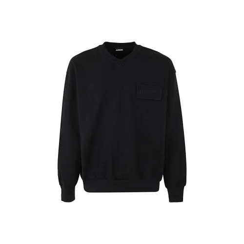 Jacquemus Le Sweatshirt Santon Wavey Logo Regular Fit Sweatshirt