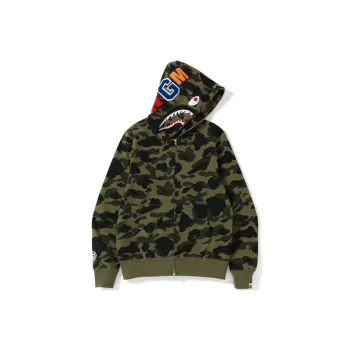 A BATHING APE 1st Camo Shark Full Zip Hoodie Hoodie FW22