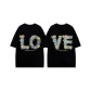 Black Plants Floral LOVE 2 Pack