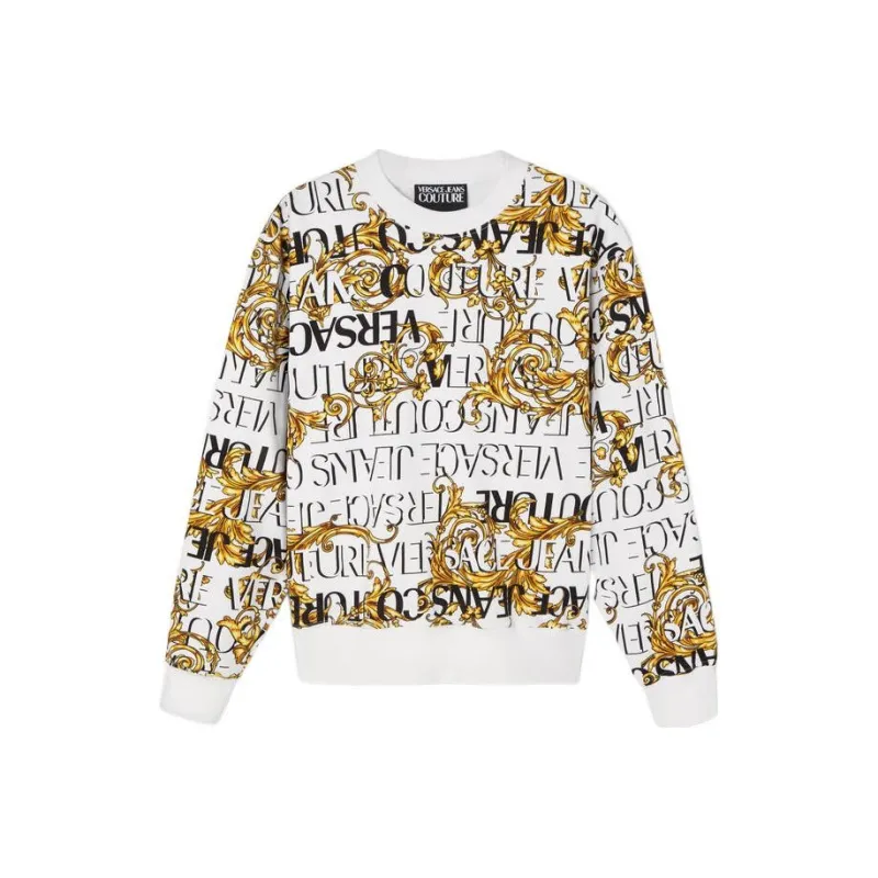 VERSACE JEANS COUTURE Sweatshirts Men White-0
