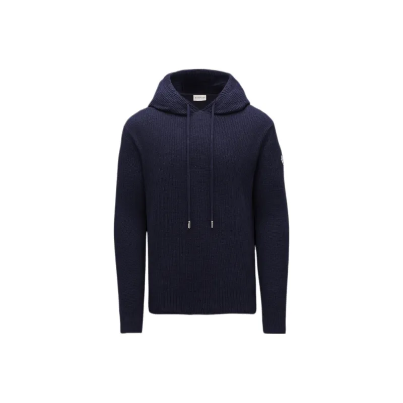 Moncler Wool And Cashmere Knit Hoodie-0