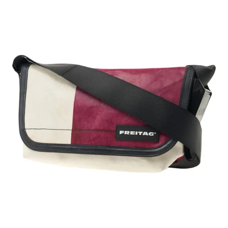 FREITAG Polyester Crossbody Bag Women's Red With Ivory-1