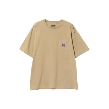 Needles SS25 T Shirt Unisex Khaki