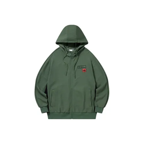 QIAODAN Sweatshirt Men's Microwave Green Black