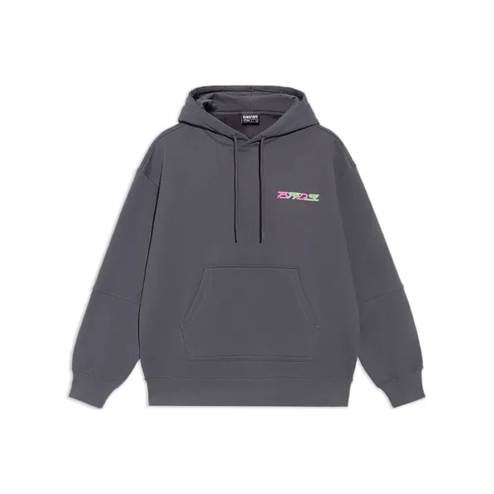 LINING Badfive Sweatshirts Unisex Surface Gray-0