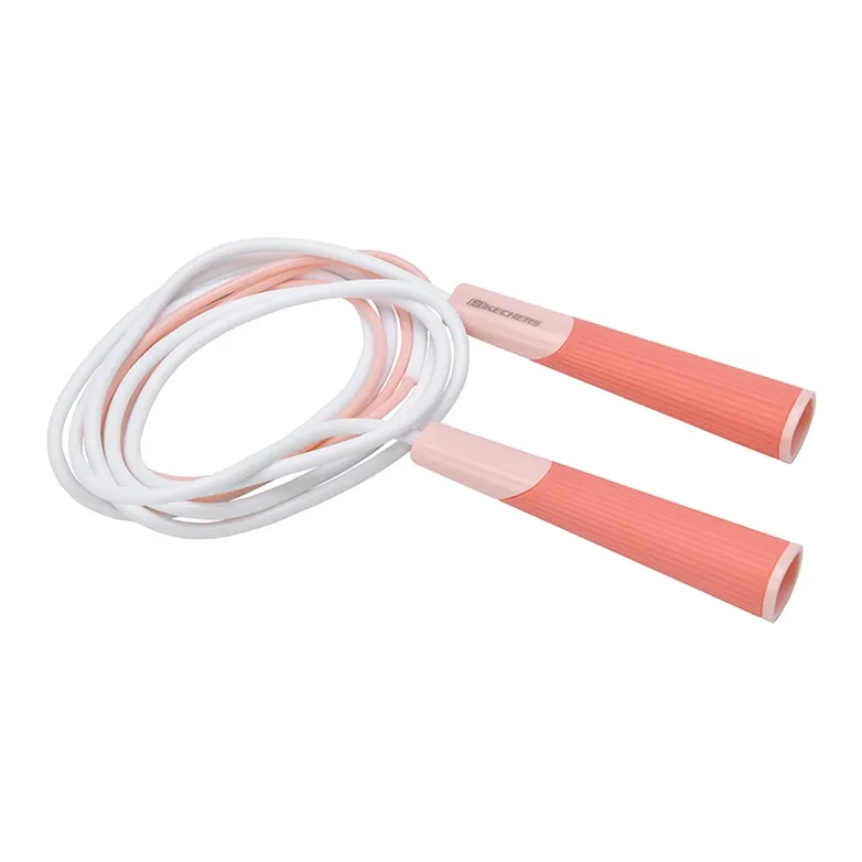 Skechers Fitness Training Non Countable Jump Ropes Fitness Crowd PVC+ABS+Silicone Strap, Silicone Controller 2.6m Pink-1
