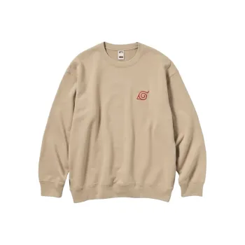 UNIQLO Naruto Co branded Model Sweatshirts Unisex Beige