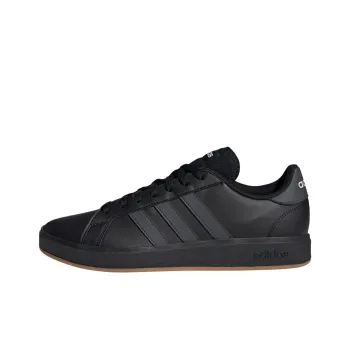Adidas GRAND COURT Anti Slip Wear Resistant Low Top Skateboard Shoes Men's Black