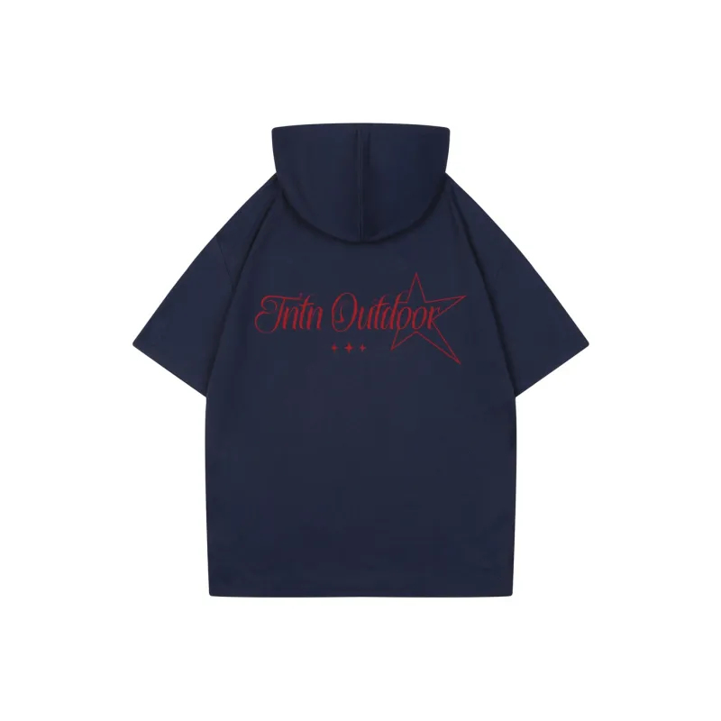 TnTn T Shirts Unisex Navy Blue-0