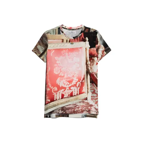Vivienne Westwood Salon Artwork Printed Crewneck T-Shirt