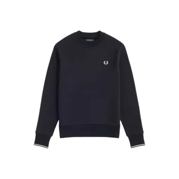 FRED PERRY Embroidered Logo Crew neck Sweatshirt