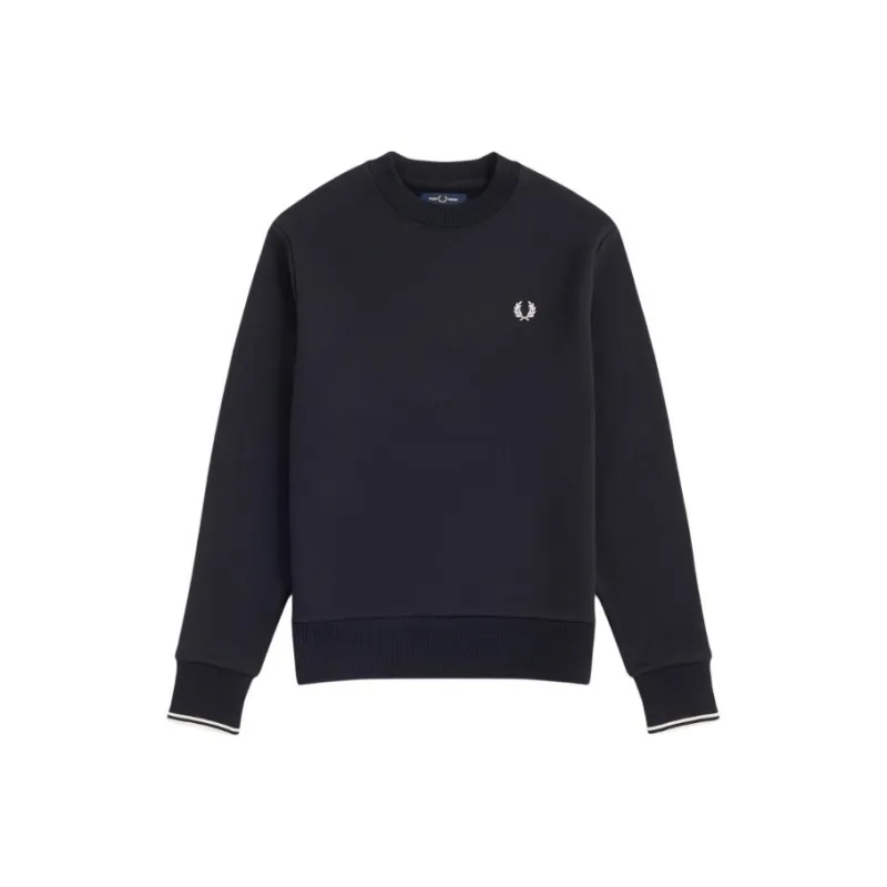 FRED PERRY Embroidered Logo Crew neck Sweatshirt-0