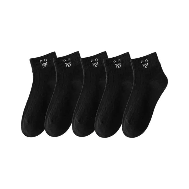 MIIOW Mid Calf Socks Women's 5 Pack-43
