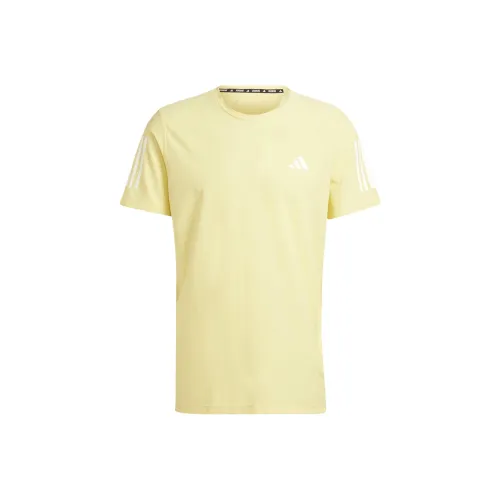adidas japanese OWN THE RUN TEE T Shirt Men's Yellow
