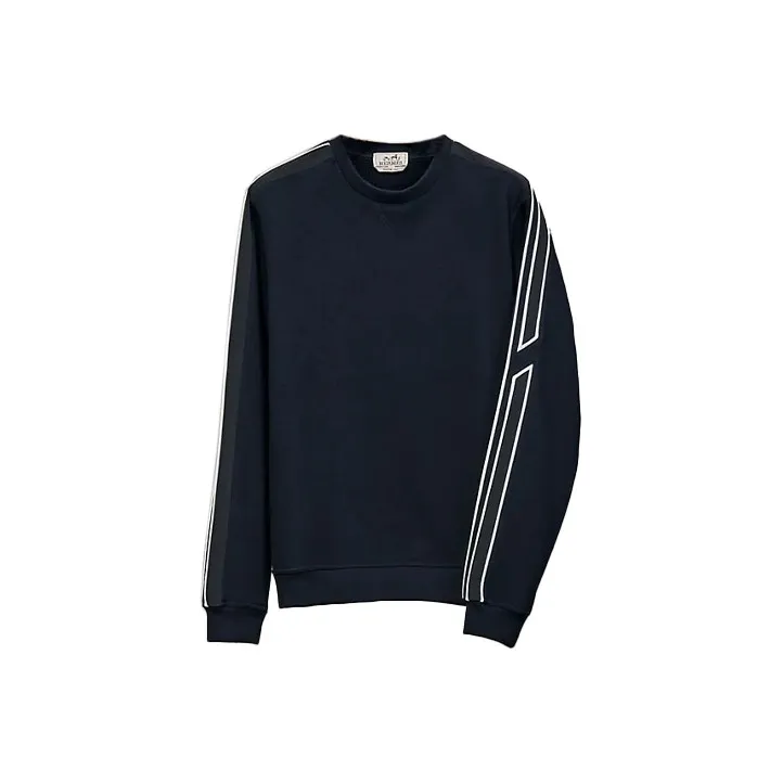 HERMES Sweatshirt Men's Marine Blue-0