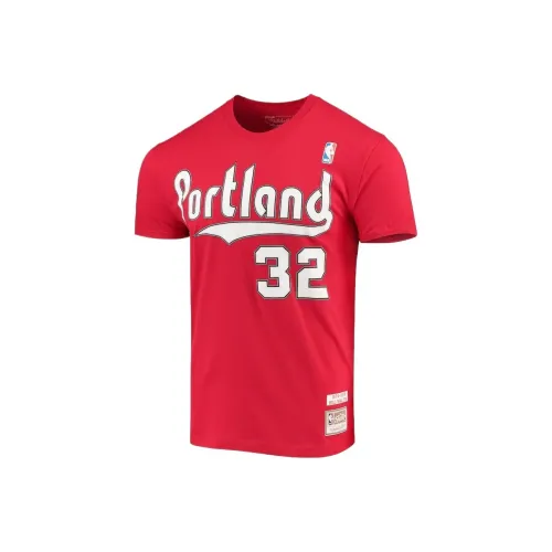 NBA Portland Trail Blazers Mitchell & Ness Bill Walton T-Shirt Men's Red