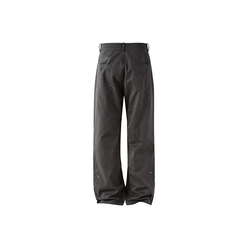 PASET Casual Pants Unisex Graphite Gray-1