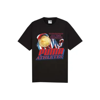 PUMA GRAPHICS T-Shirts Unisex Black
