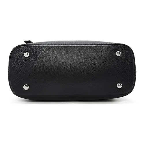 Old Man's Head Top Grain Cow Leather Shoulder Bag Women's Multicolor-6