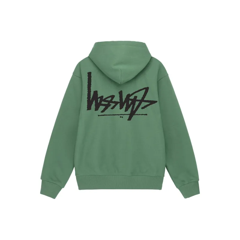 Stussy Flipped Zip Hoodie-4