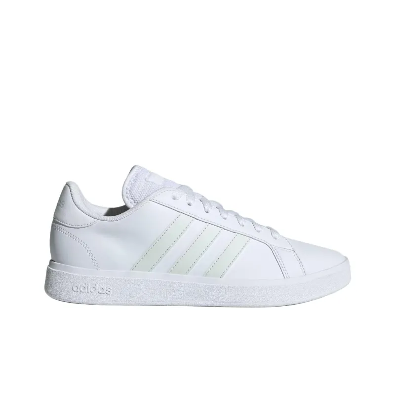 Adidas GRAND COURT Anti Slip Wear Resistant Low Top Skateboard Shoes Women's White-1