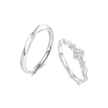 BLANK IN BLANK 999 Fine Silver Rings Unisex
