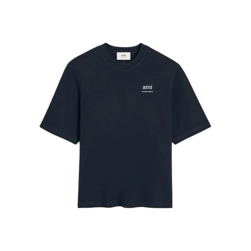 AMIPARIS Logo embroidered T shirt-0