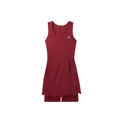 FILA Sleeveless Dress Women's Red