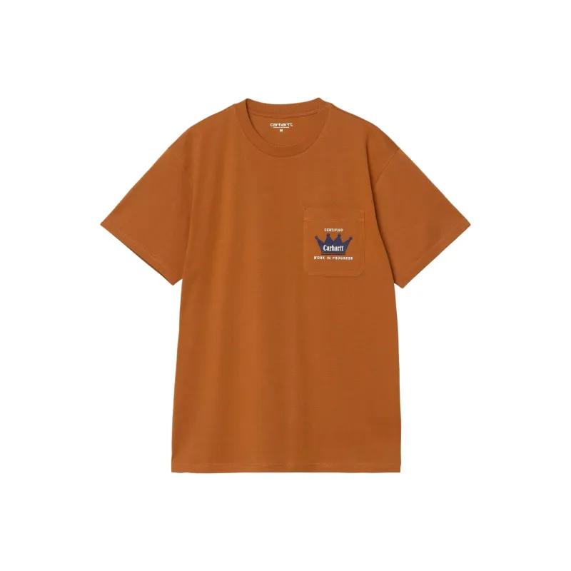 Carhartt WIP S/S Pocket T Shirts Men Orange-0