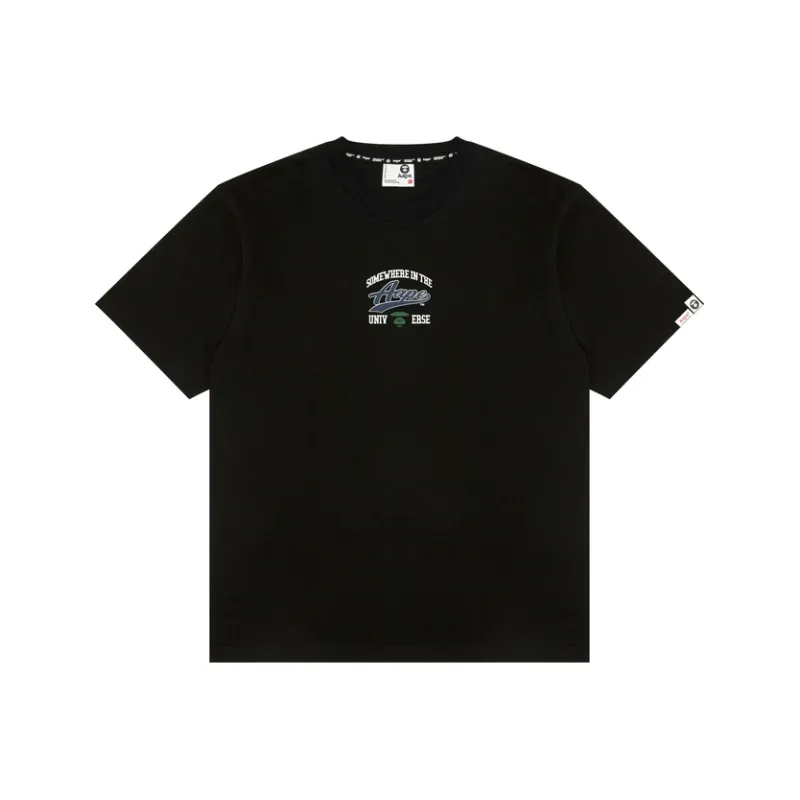 Aape Moonface Logo Universe T-shirt-0