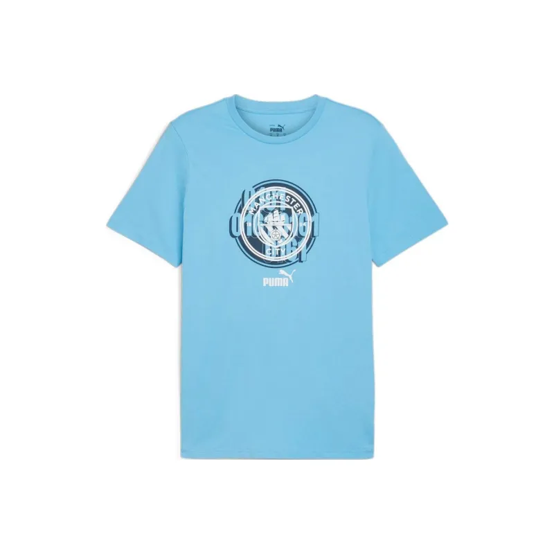 PUMA Manchester City SS24 T Shirt Men's Blue-0