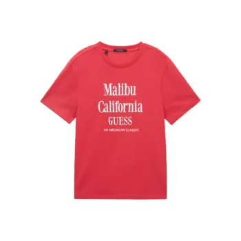 GUESS T Shirts Men Red