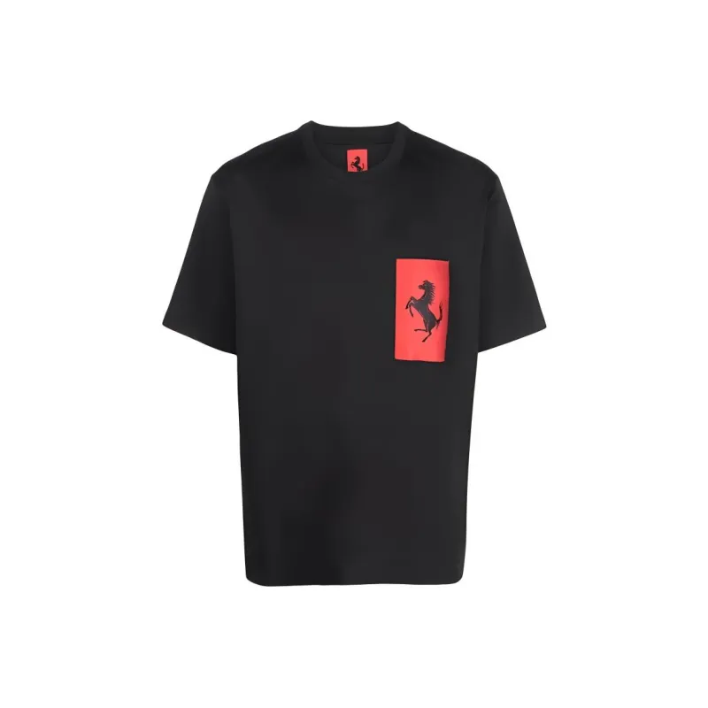 Ferrari T-Shirts Men Black-0